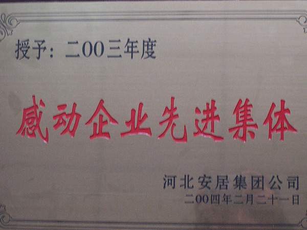 感动企业先进整体